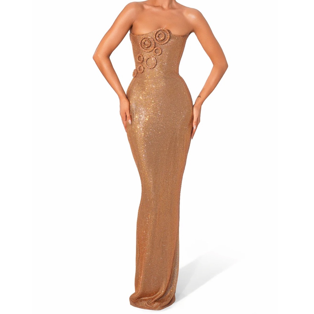 Gold Couture Gown - Picture 3 of 7